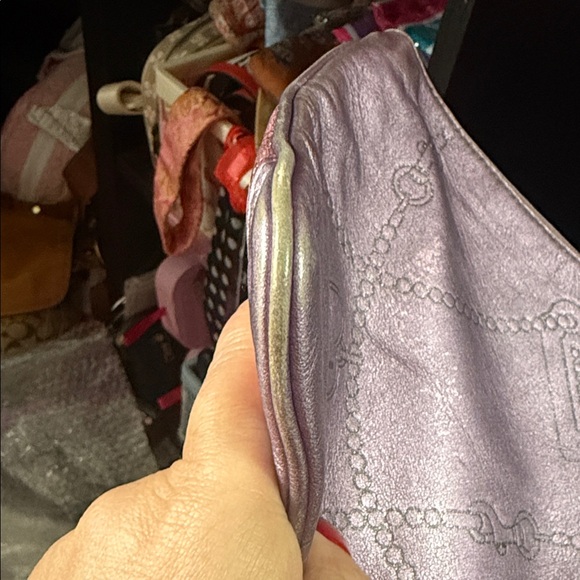 Coach Y2K limited edition Pink and Purple Heart Crossbody Bag - Picture 16 of 17